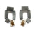 Carved Tab Link Earrings - Oxidized-Earrings-Heather Guidero-Pistachios