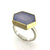 Chalcedony Ring - Large-Rings-Heather Guidero-Pistachios