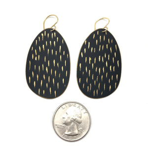 Charcoal Scratch-Away Earrings-Earrings-Georgia Charal-Pistachios