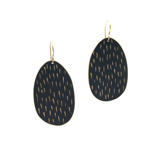 Charcoal Scratch-Away Earrings-Earrings-Georgia Charal-Pistachios