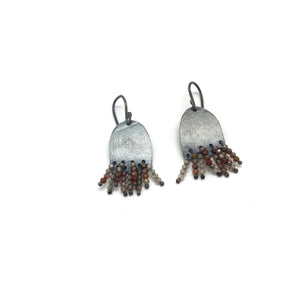 Cinnamon Fringe Earrings-Earrings-Karen Gilbert-Pistachios