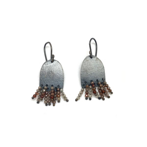 Cinnamon Fringe Earrings-Earrings-Karen Gilbert-Pistachios