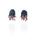 Cinnamon Fringe Post Earrings-Earrings-Karen Gilbert-Pistachios