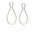 Closed Loop Earrings - Silver/Gold-Earrings-Veronika Majewska-Pistachios