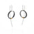 Coil Cable Earrings - Silver/Gold-Earrings-Ewa Wisniewska-Pistachios