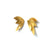 Concave Wing Earrings - Gold-Earrings-Oliwia Kuczynska-Pistachios