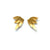 Concave Wing Earrings - Gold-Earrings-Oliwia Kuczynska-Pistachios
