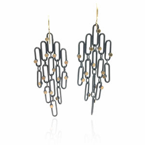 Confetti Grid Earrings - Large-Earrings-Heather Guidero-Pistachios