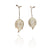 Crocheted Dew Drops - Short-Earrings-Sowon Joo-Pistachios