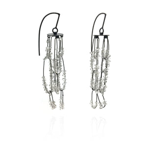 Crystal Chandelier Earrings-Earrings-Heather Guidero-Pistachios