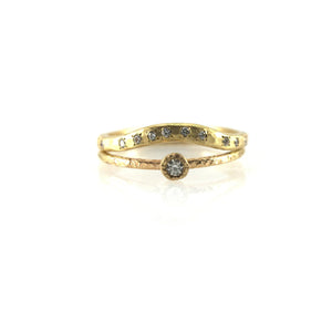 Curved Diamond Ring-Rings-Yasuko Azuma-Pistachios