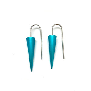 Custom Earrings - Cone Base-Earrings-Reinhard Gremli-Teal-Pistachios