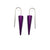 Custom Earrings - Cone Base-Earrings-Reinhard Gremli-Purple-Pistachios