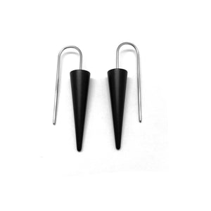 Custom Earrings - Cone Base-Earrings-Reinhard Gremli-Black-Pistachios