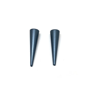 Custom Earrings - Extra Cones-Earrings-Reinhard Gremli-Slate Grey-Pistachios