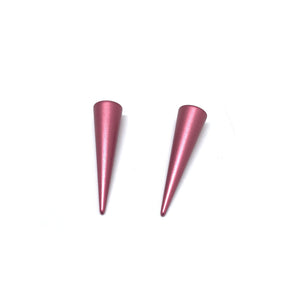 Custom Earrings - Extra Cones-Earrings-Reinhard Gremli-Hot Pink-Pistachios