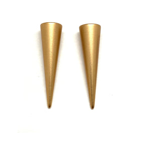 Custom Earrings - Extra Cones-Earrings-Reinhard Gremli-Gold-Pistachios