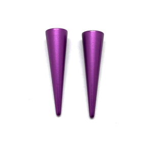 Custom Earrings - Extra Cones-Earrings-Reinhard Gremli-Purple-Pistachios