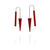 Custom Earrings - Extra Cones-Earrings-Reinhard Gremli-Red-Pistachios