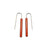 Custom Earrings - Rod Base-Earrings-Reinhard Gremli-Orange-Pistachios