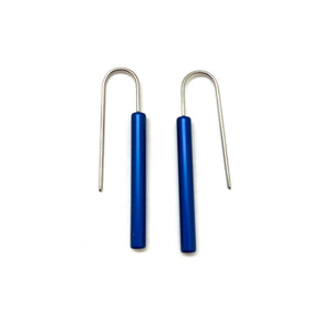 Custom Earrings - Rod Base-Earrings-Reinhard Gremli-Blue-Pistachios