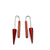 Custom Earrings - Rod Base-Earrings-Reinhard Gremli-Red-Pistachios
