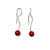 Custom Earrings - Spiral Base-Earrings-Reinhard Gremli-Red-Pistachios