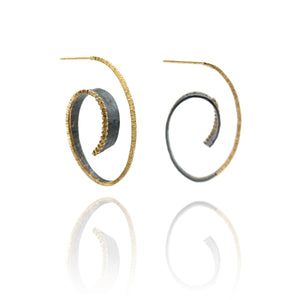 Cyclone Earrings-Earrings-Elizabeth Garvin-Pistachios