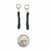 Diamond-Cut Chain Earrings-Earrings-Ewa Jankowska-Pistachios
