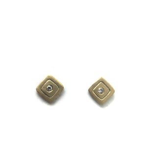 Diamond/Gold Studs-Earrings-Heather Guidero-Pistachios