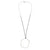 Dipped Open Pebble Necklace - Silver-Necklaces-Gabrielle Desmarais-Pistachios