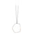 Dipped Open Pebble Necklace - Silver-Necklaces-Gabrielle Desmarais-Pistachios
