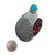 "Dots" Silver Necklace and Brooch-Necklaces-So Young Park-Pistachios