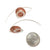 Double Circle Earrings - Rose Gold-Earrings-Mariusz Fatyga-Pistachios