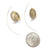 Double Circle Earrings- Silver and Gold-Earrings-Mariusz Fatyga-Pistachios