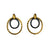 Double Circle Earrings-Earrings-Sowon Joo-Pistachios