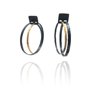 Double Hoop Earrings-Earrings-Heather Guidero-Pistachios