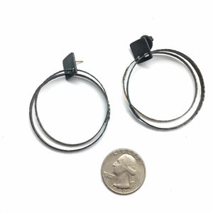 Double Hoop Earrings-Earrings-Heather Guidero-Pistachios