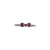Double Studded Stacking Ring - Stone Options Available-Rings-Emily Rogstad-Lab Grown White Sapphire Size 5.25-Pistachios