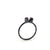 Double Studded Stacking Ring - Stone Options Available-Rings-Emily Rogstad-Lab Grown White Sapphire Size 5.25-Pistachios