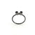 Double Studded Stacking Ring - Stone Options Available-Rings-Emily Rogstad-Lab Grown White Sapphire Size 5.25-Pistachios