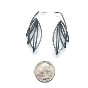 Ellipse Cage Earrings - Oxi-Earrings-Veronika Majewska-Pistachios