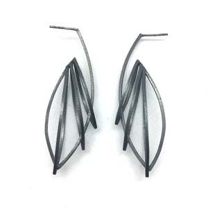 Ellipse Cage Earrings - Oxi-Earrings-Veronika Majewska-Pistachios