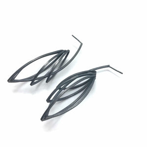 Ellipse Cage Earrings - Oxi-Earrings-Veronika Majewska-Pistachios