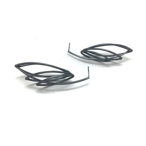 Ellipse Cage Earrings - Oxi-Earrings-Veronika Majewska-Pistachios