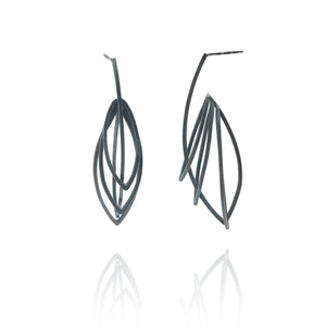 Ellipse Cage Earrings - Oxi-Earrings-Veronika Majewska-Pistachios