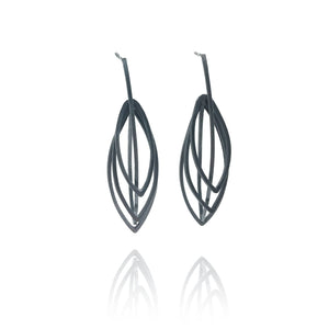 Ellipse Cage Earrings - Oxi-Earrings-Veronika Majewska-Pistachios