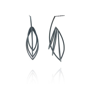 Ellipse Cage Earrings - Oxi-Earrings-Veronika Majewska-Pistachios