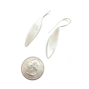 Elongated Marquise Leaf Earring-Earrings-Barbara Schletterer-Pistachios