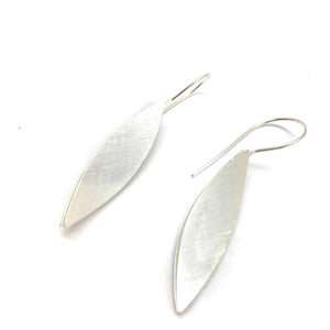 Elongated Marquise Leaf Earring-Earrings-Barbara Schletterer-Pistachios
